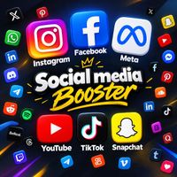 Social Media Booster WhatsApp group icon